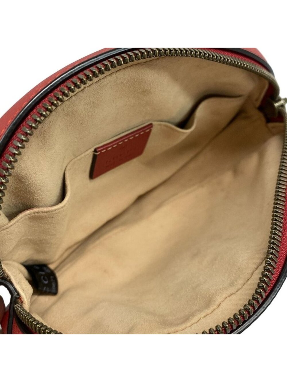 Gucci Waist Pouch GG Marmont Quilted Leather Belt Bag Red - Picture 7 of 15